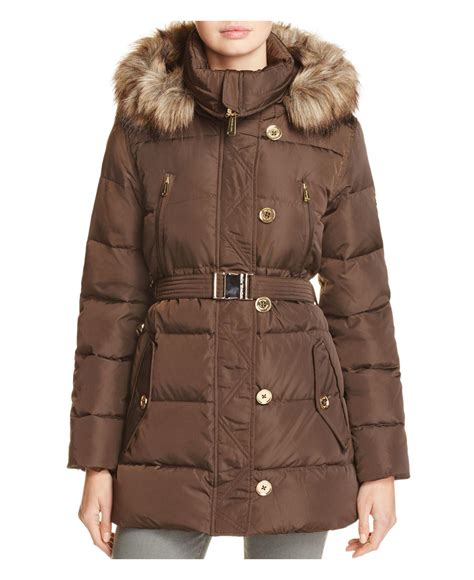 michael kors coat faux fur|michael kors fur purse faux.